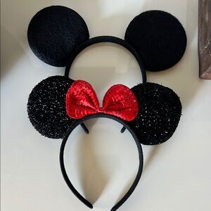 Handmade Mickey and Minnie Mouse Ears